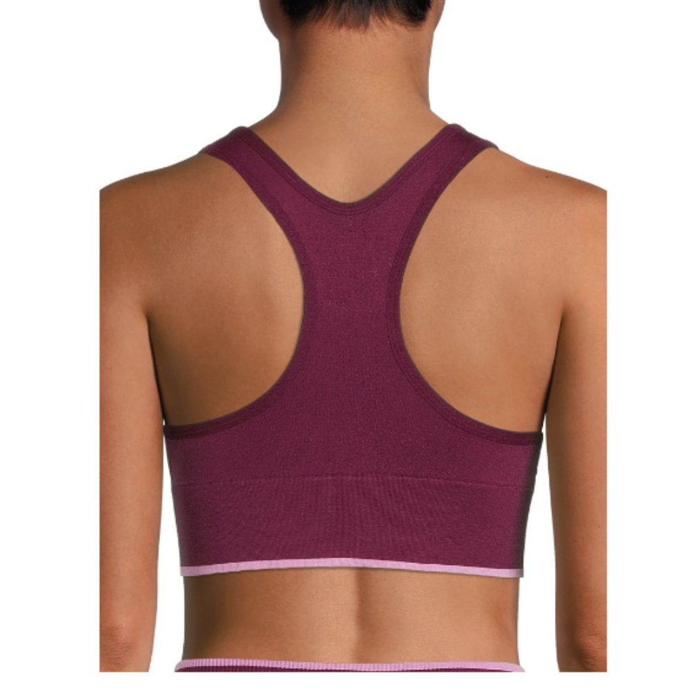 Avia Seamless Racerback Bra Purple Size XL 16-18 Purple New - Picture 6 of 9